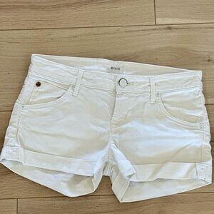 Hudson Jeans Women's White Jean Shorts